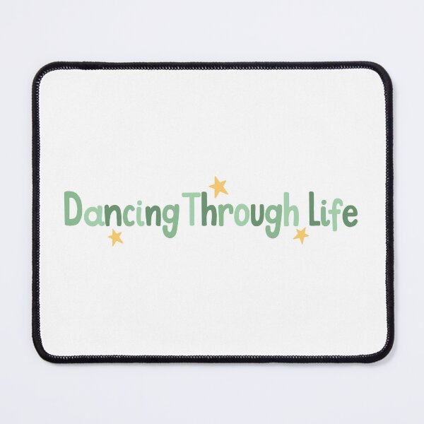 Item preview, Wicked Muscial, Pastel Green Dancing Through Life Quote designed and sold by MagicallyStagey.