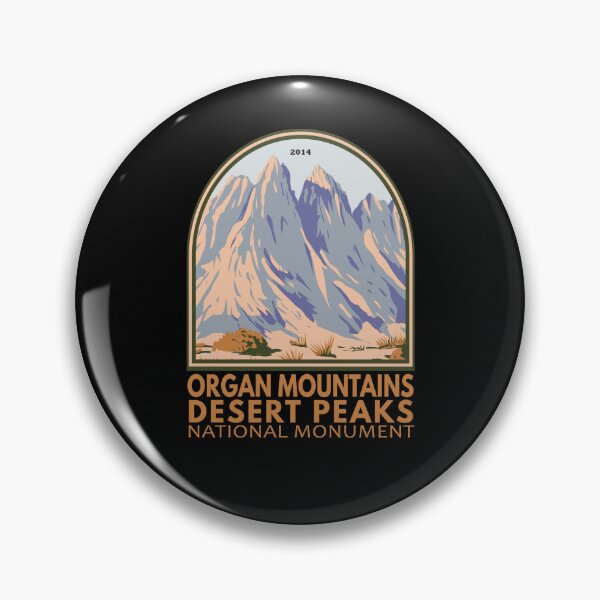 Item preview, Organ Mountains Desert Peaks National Monument New Mexico Emblem designed and sold by KrisSidDesigns.