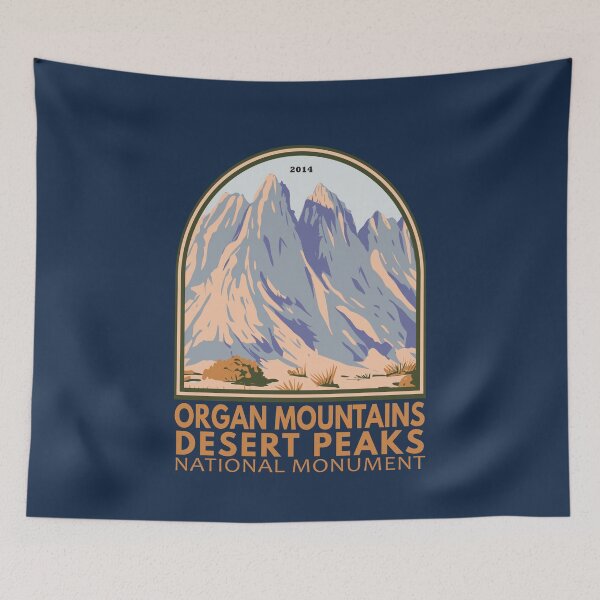 Item preview, Organ Mountains Desert Peaks National Monument New Mexico Emblem designed and sold by KrisSidDesigns.
