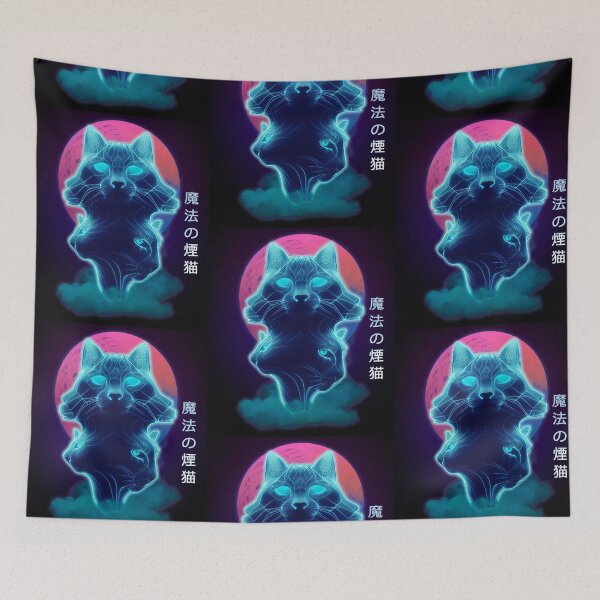 Item preview, Neon Cat designed and sold by TheSamuraiCat.