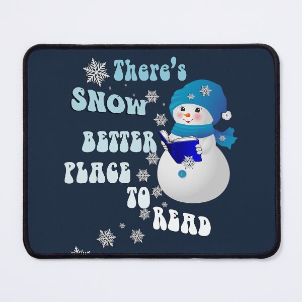 Item preview, Cute Snowman Reader Snowy Snowflakes  designed and sold by Cute & Sassy Custom Gifting Boutiques.