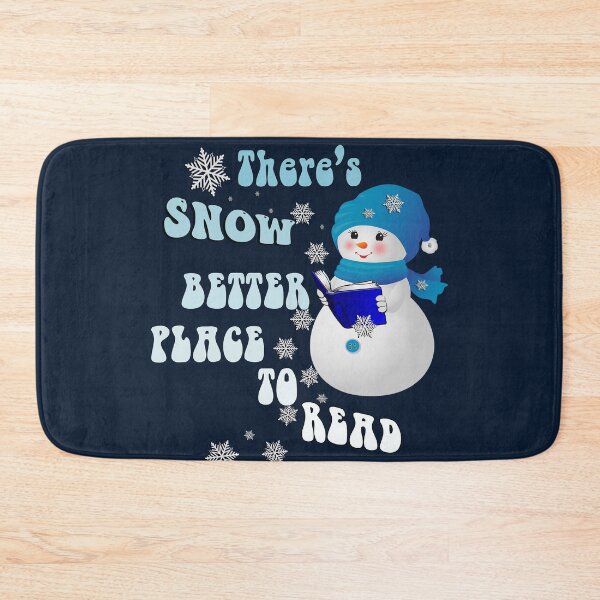 Item preview, Cute Snowman Reader Snowy Snowflakes  designed and sold by Cute & Sassy Custom Gifting Boutiques.