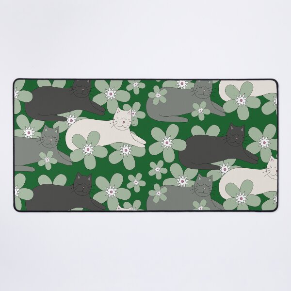 Item preview, Emerald Green Cats designed and sold by tosojourn.