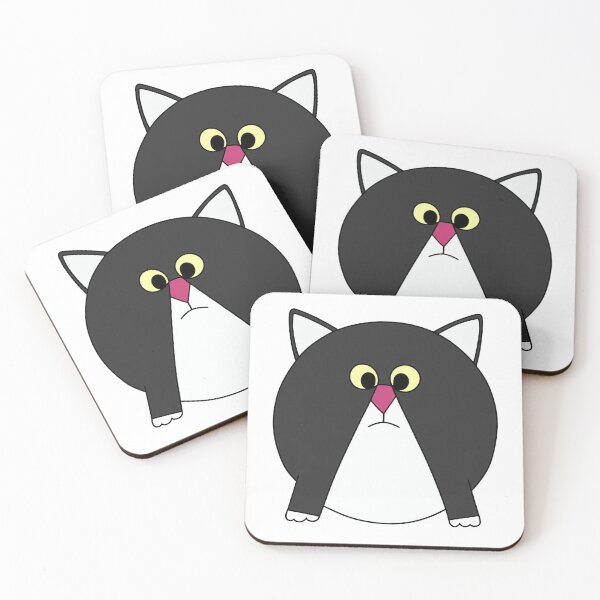 Item preview, A cartoonish round grey cat IV designed and sold by BrachiaST.