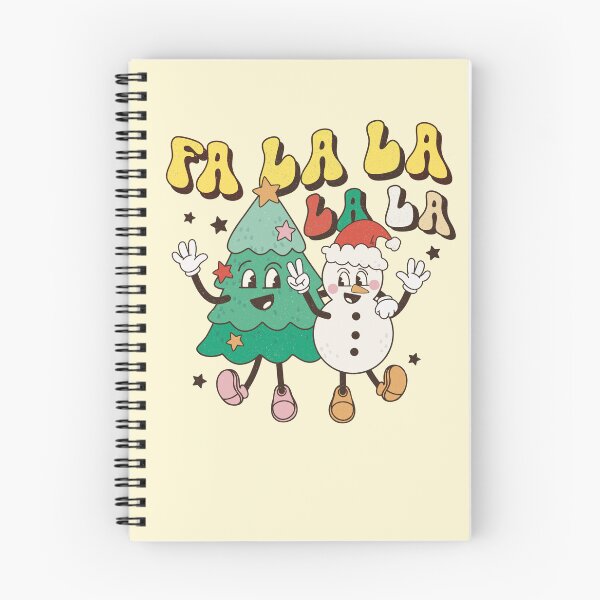 Item preview, Fa lala lala retro Christmas vintage designs designed and sold by ArtfulGiftShop.
