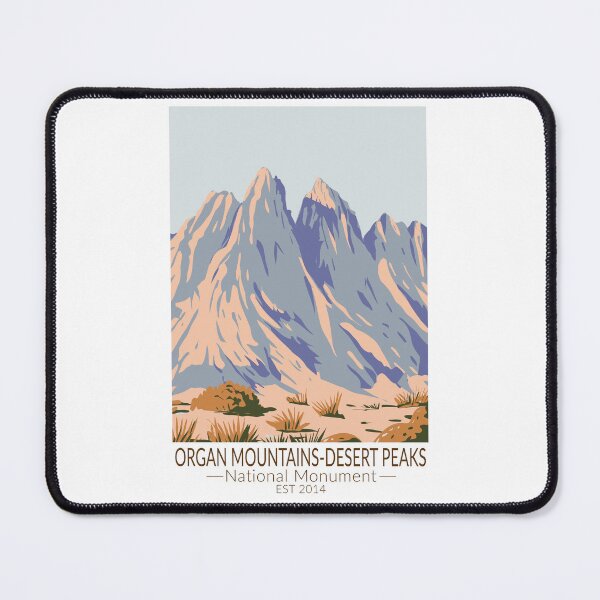 Item preview, Organ Mountains Desert Peaks National Monument New Mexico Vintage designed and sold by KrisSidDesigns.