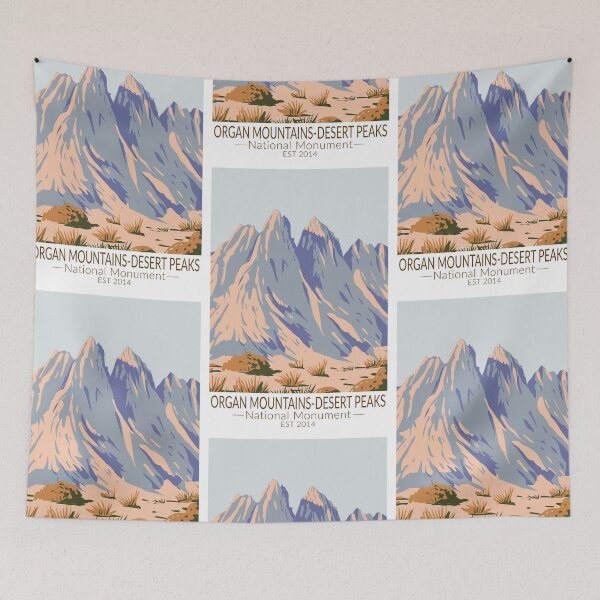 Item preview, Organ Mountains Desert Peaks National Monument New Mexico Vintage designed and sold by KrisSidDesigns.