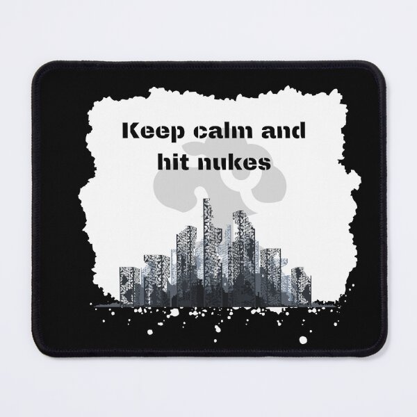 Item preview, Keep calm and hit nukes - funny shirt designed and sold by Dzizasyo.