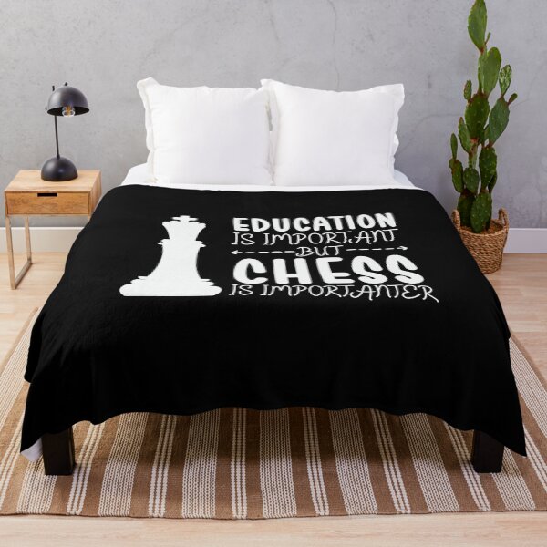Item preview, Education Is Important But Chess Is Importanter designed and sold by BelloniArtShop.