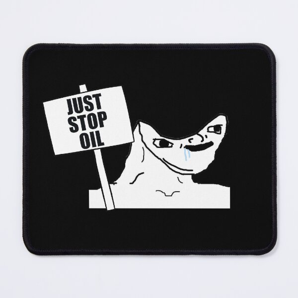 Item preview, Just Stop Oil Brainlet Activist Meme designed and sold by epicmemeshirts1.