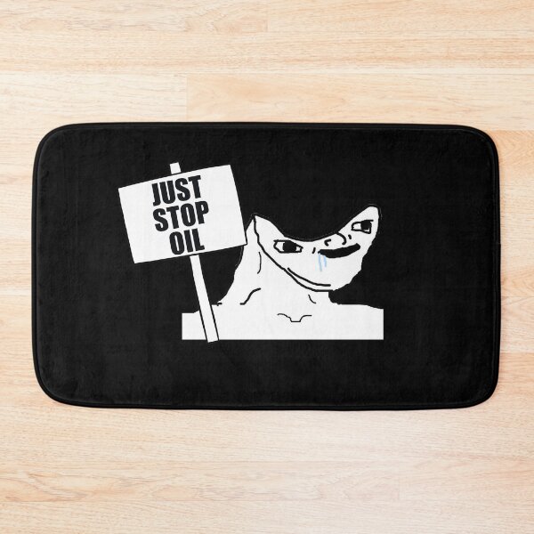 Item preview, Just Stop Oil Brainlet Activist Meme designed and sold by epicmemeshirts1.