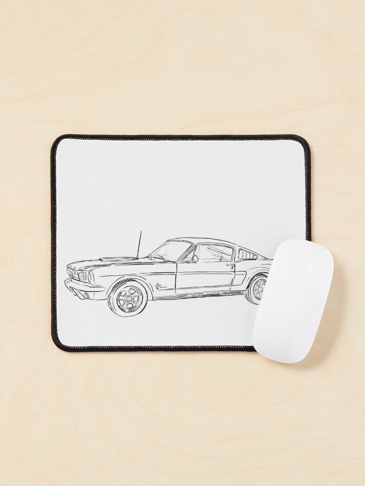 Thumbnail 1 of 5, Mouse Pad, Fastback Ink designed and sold by laceylschmidt.
