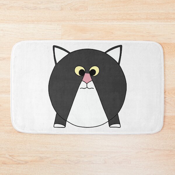 Item preview, A cartoonish round grey cat VI designed and sold by BrachiaST.