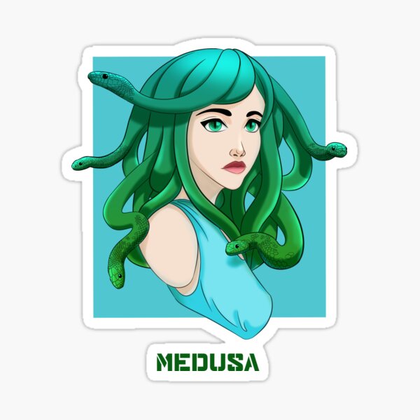 Medusa Gorgon Sticker for Sale by Scott Jackson