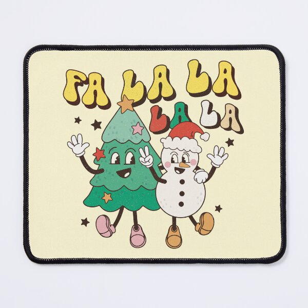 Item preview, Fa lala lala retro Christmas vintage designs designed and sold by ArtfulGiftShop.