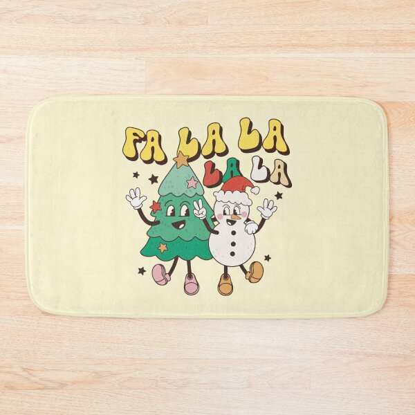 Item preview, Fa lala lala retro Christmas vintage designs designed and sold by ArtfulGiftShop.