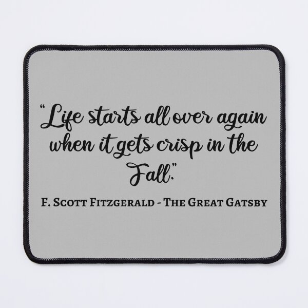 Item preview, The Great Gatsby Quote IV - Handwritten Style designed and sold by Lemon Pepper.