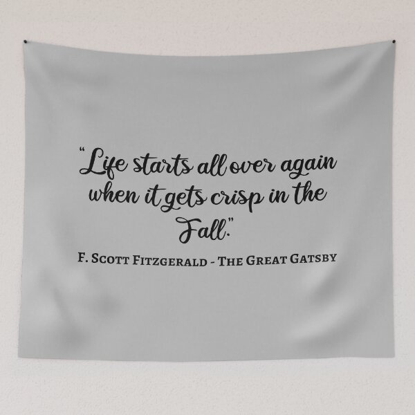 Item preview, The Great Gatsby Quote IV - Handwritten Style designed and sold by Lemon Pepper.