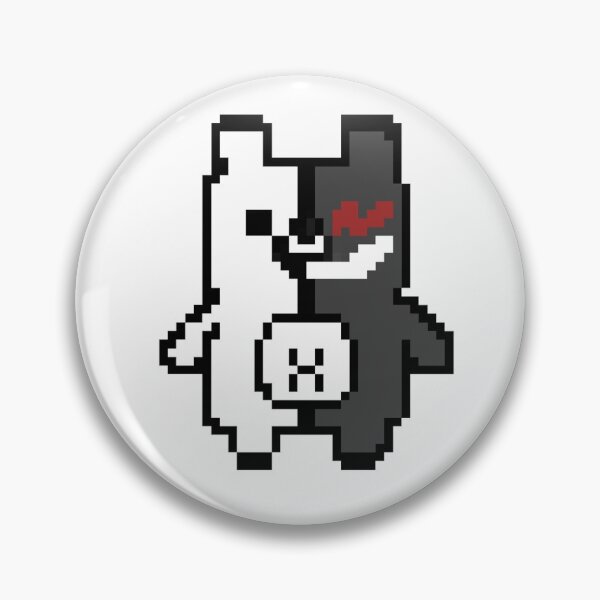 Item preview, Monokuma pixel  designed and sold by Something-Artz.