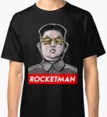 Rocket man Kim Jong-Un Donald Trump RocketMan T Shirt Classic T-Shirt