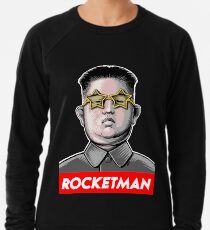Raketenmann Kim Jong-Un Donald Trump RocketMan-T-Shirt Leichter Pullover
