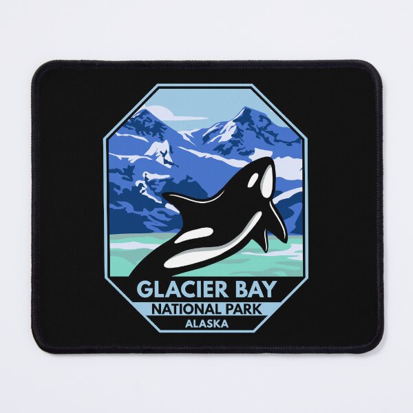 Item preview, Glacier Bay National Park Alaska Killer Whale Emblem designed and sold by KrisSidDesigns.