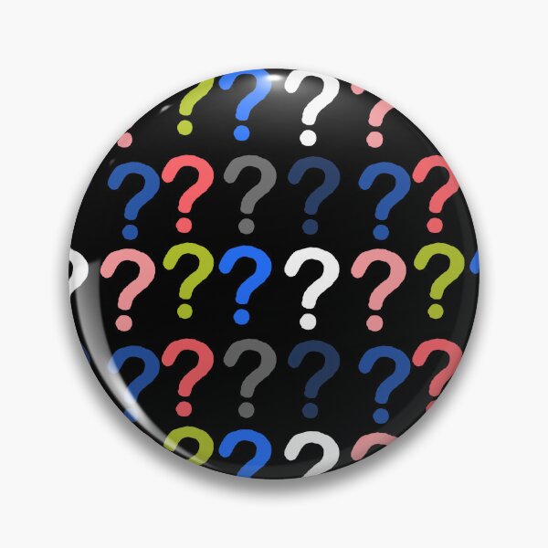 Item preview, Question marks (black background) designed and sold by MentaLee.