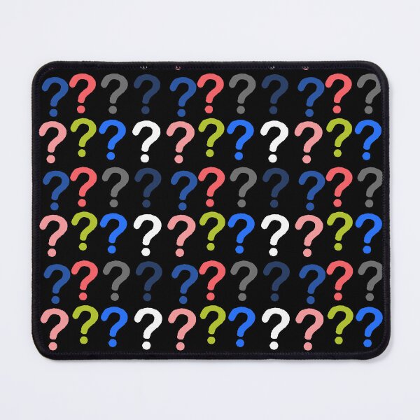 Item preview, Question marks (black background) designed and sold by MentaLee.