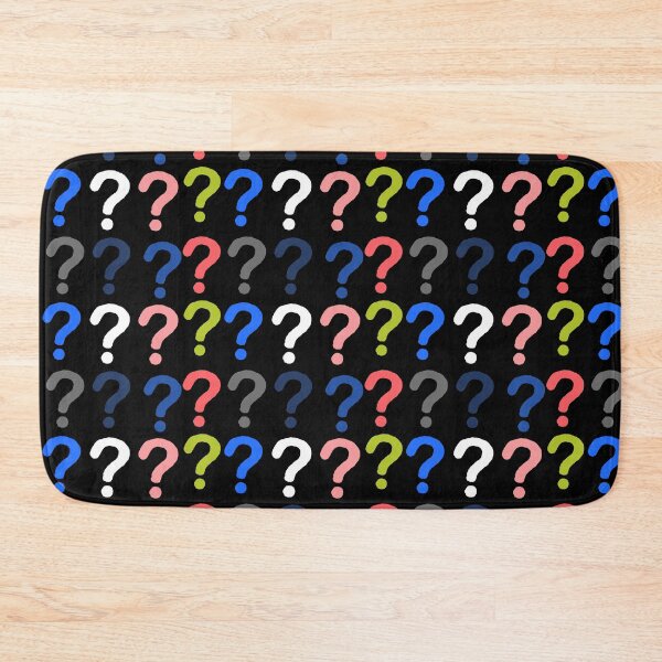Item preview, Question marks (black background) designed and sold by MentaLee.