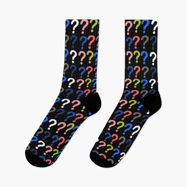 Item preview, Question marks (black background) designed and sold by MentaLee.