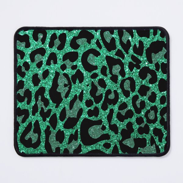Item preview, Leopard Print in Teal Glitter - Leopard Spots Pattern designed and sold by gjsart.