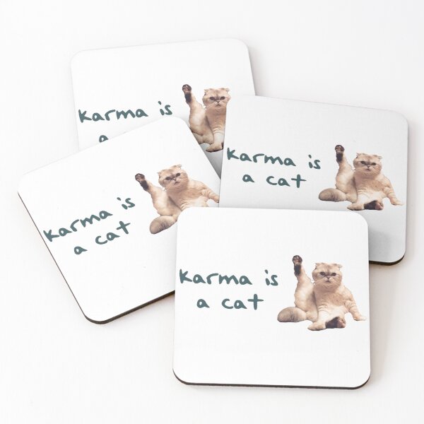 Item preview, karma is a cat midnights designed and sold by dowebethereyet.