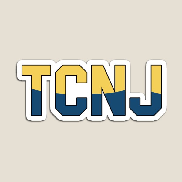 Item preview, TCNJ Blue and Gold Logo Collegiate Wavy designed and sold by sarascoprox.
