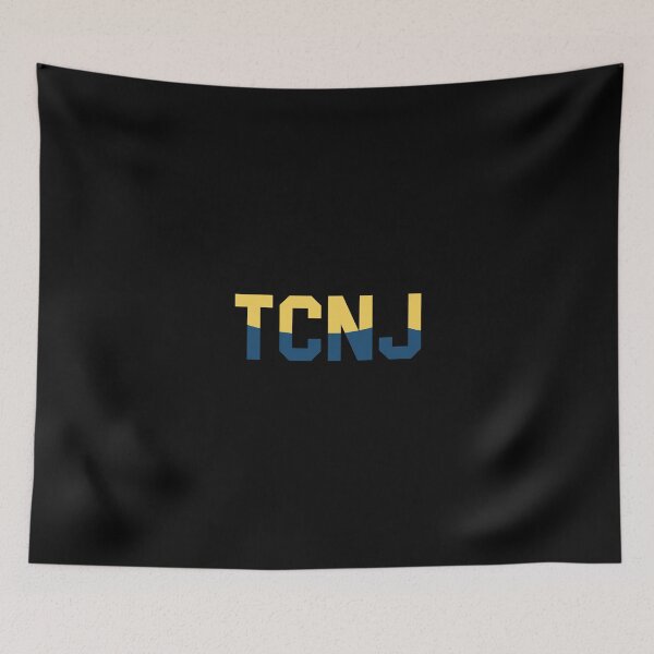 Item preview, TCNJ Blue and Gold Logo Collegiate Wavy designed and sold by sarascoprox.