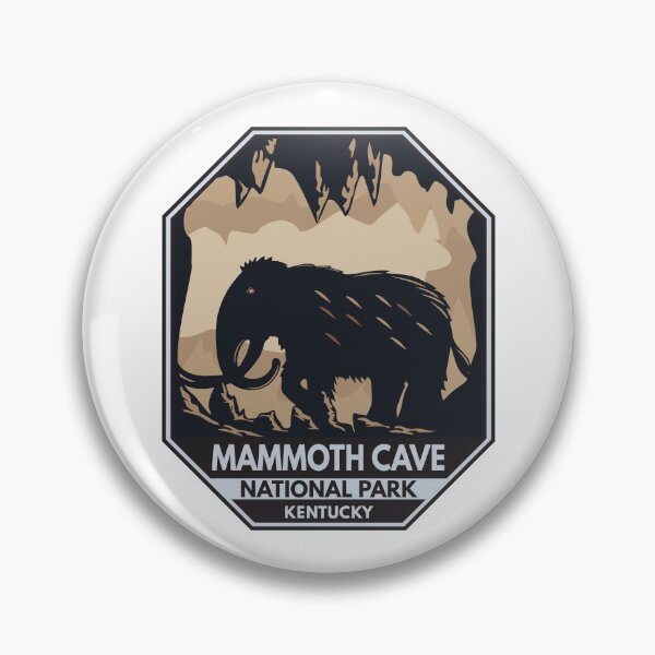 Item preview, Mammoth Cave National Park Woolly Mammoth Emblem designed and sold by KrisSidDesigns.