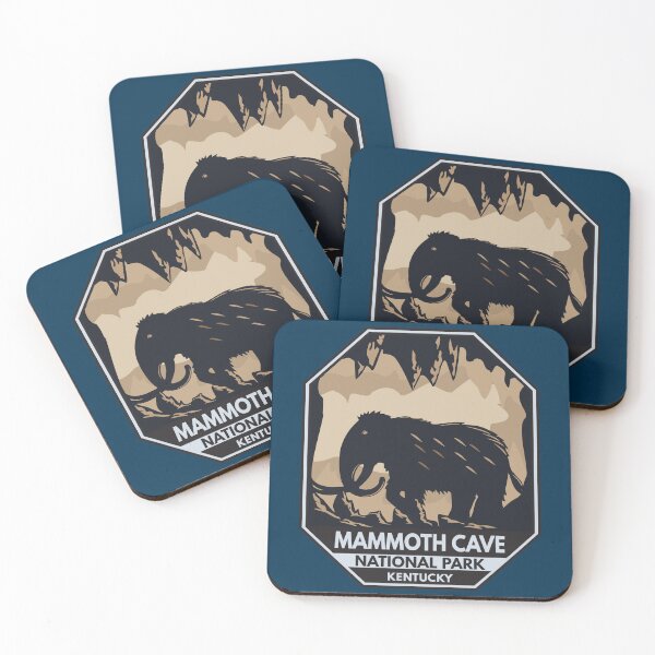 Item preview, Mammoth Cave National Park Woolly Mammoth Emblem designed and sold by KrisSidDesigns.