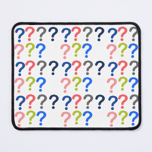 Item preview, Question marks (white background) designed and sold by MentaLee.