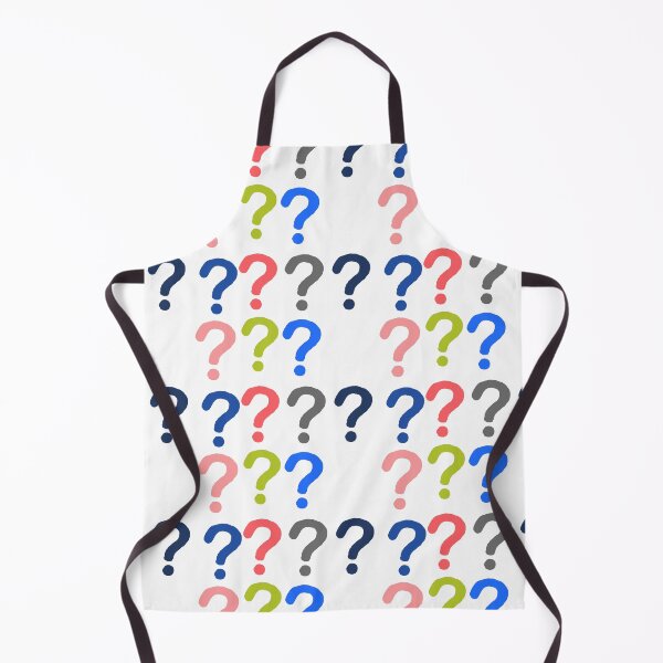 Item preview, Question marks (white background) designed and sold by MentaLee.
