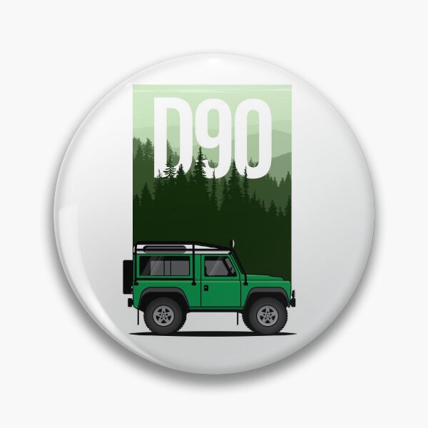 Item preview, 4x4 Green D90 In Forest Graphic Interpretation designed and sold by blackdogshop.