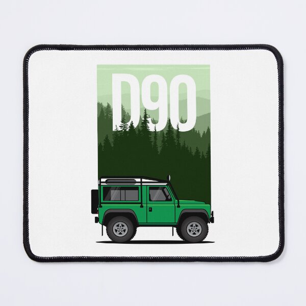 Item preview, 4x4 Green D90 In Forest Graphic Interpretation designed and sold by blackdogshop.