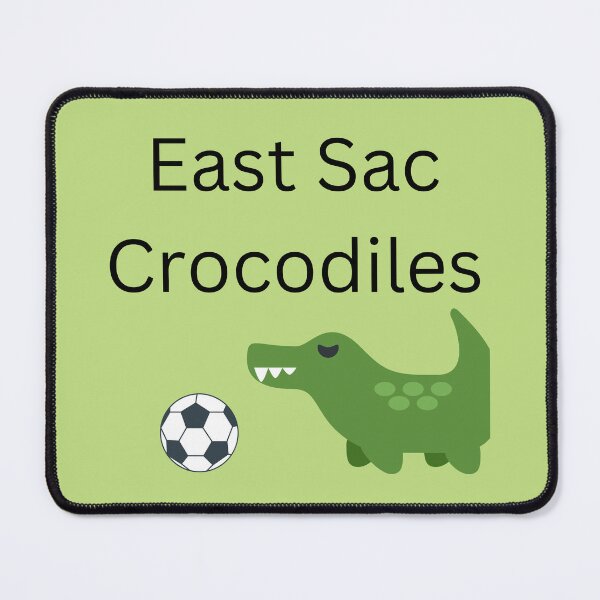 Item preview, East Sac Crocodiles Soccer - vertical designed and sold by StealthFandom.