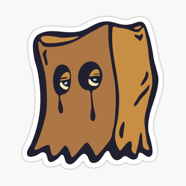 paper-bag-mask-sticker-for-sale-by-cofefestudio-redbubble