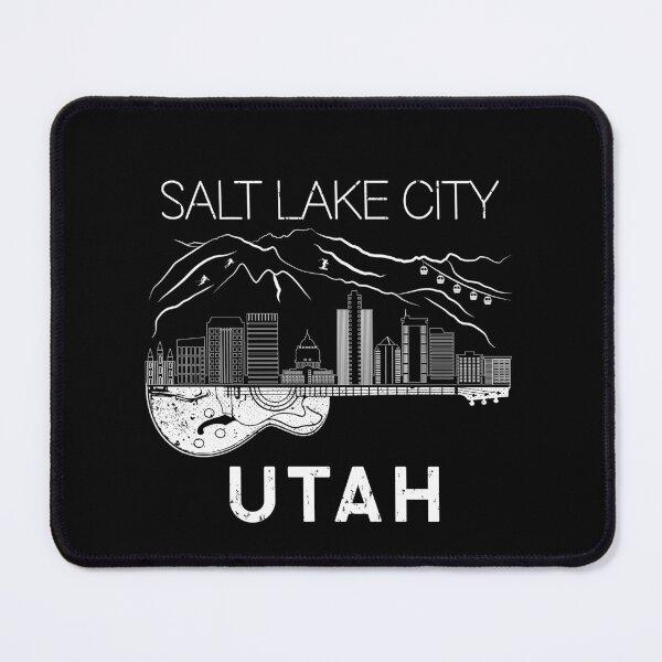 Item preview, Salt Lake City Souvenir Men Utah Gift Music Guitar designed and sold by DSWShirts.