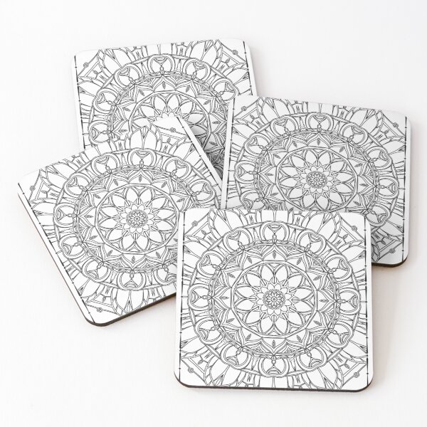 Item preview, black mandala designed and sold by buzztop.