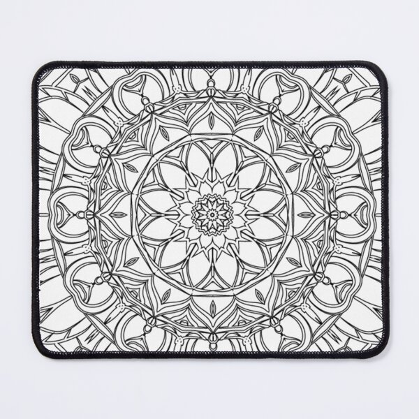 Item preview, black mandala designed and sold by buzztop.