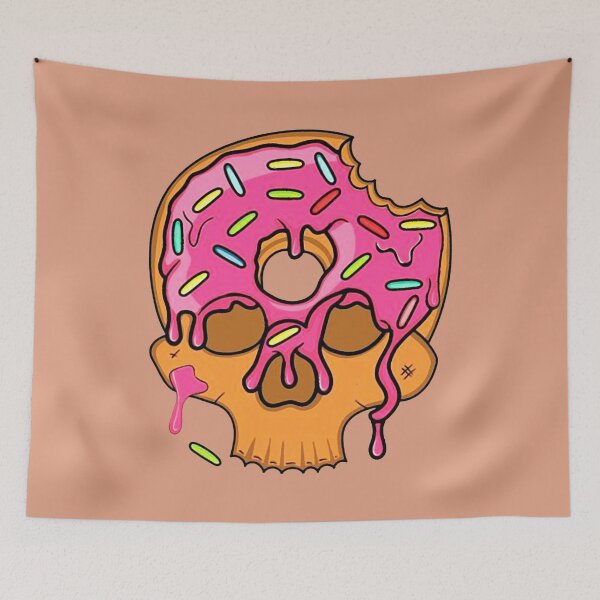 Item preview, delicious donut in the form of a skull designed and sold by si3iy.