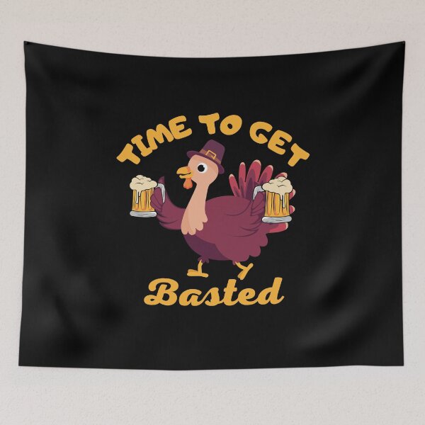 Item preview, Time To Get Basted Funny Thanksgiving Gifts designed and sold by nquestiaa.