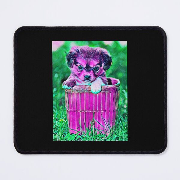 Item preview, Pekingese Puppy In Basket designed and sold by teewearstyle.
