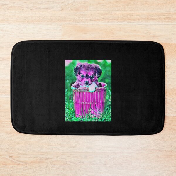 Item preview, Pekingese Puppy In Basket designed and sold by teewearstyle.