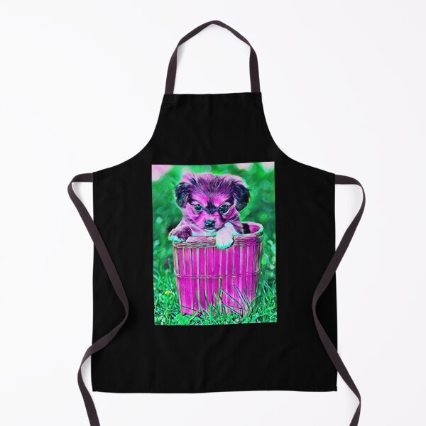 Item preview, Pekingese Puppy In Basket designed and sold by teewearstyle.